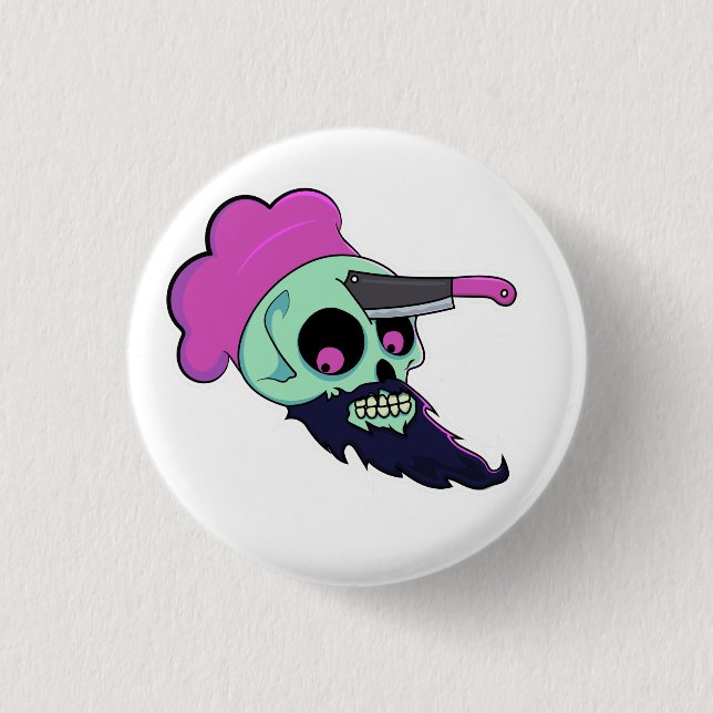 Badge Rond 2,50 Cm Épingle Chef Mug (Devant)