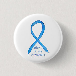 Badge Rond 2,50 Cm Épingle d'art Ruban personnalisé de sensibilisatio