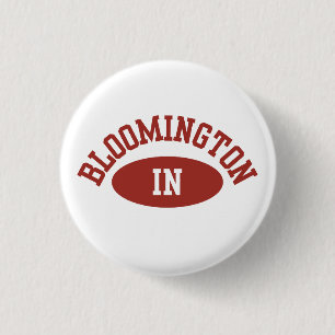 Badge Rond 2,50 Cm Épingle de football universitaire de Bloomington I
