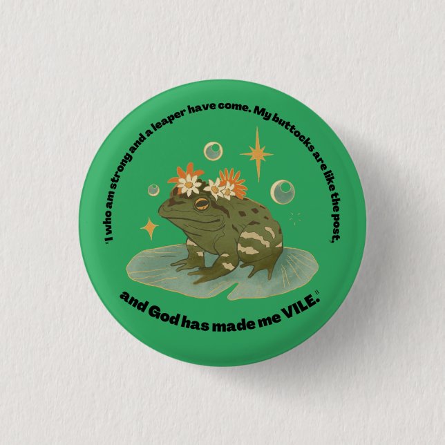 Badge Rond 2,50 Cm Épingle de grenouille (Devant)