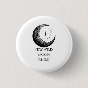 Badge Rond 2,50 Cm Épingle de lune