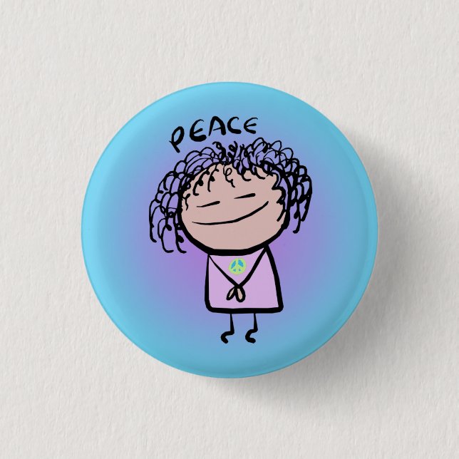 Badge Rond 2,50 Cm Épingle de paix par Smepeople (Devant)