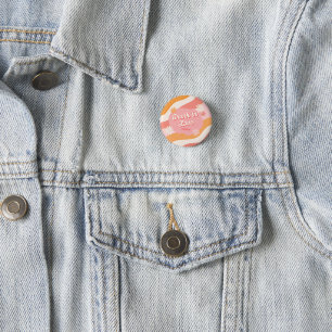 Badge Rond 2,50 Cm Épingle de soirée entre filles rétro rose « Drunk 