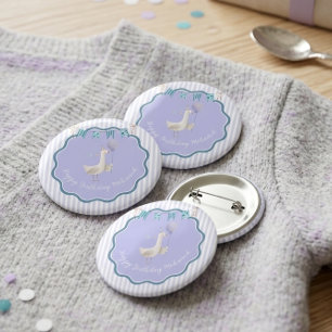 Badge Rond 2,50 Cm Épingle pour le premier anniversaire de Silly Goos