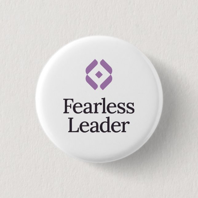 Badge Rond 2,50 Cm Épingle sans peur (Devant)