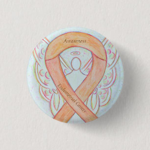 Badge Rond 2,50 Cm Épingles à ruban pour sensibilisation au cancer 