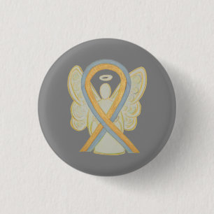 Badge Rond 2,50 Cm Épingles d'ange personnalisées avec ruban de sensi