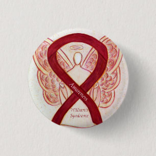 Badge Rond 2,50 Cm Épingles de ruban de sensibilisation aux Anges du