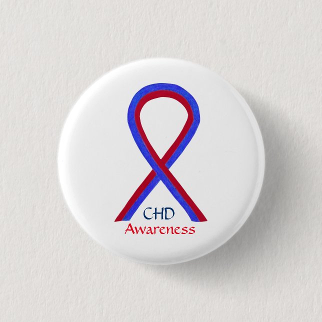 Badge Rond 2,50 Cm Épingles de ruban de sensibilisation aux malformat (Devant)