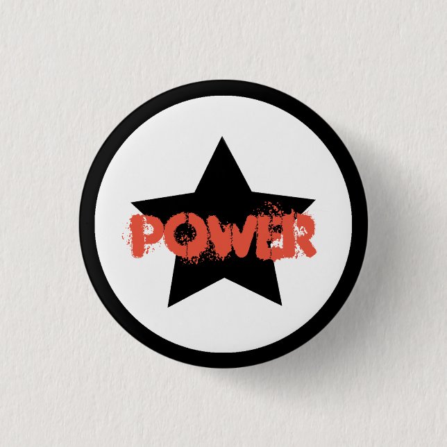 Badge Rond 2,50 Cm Épinglette de bouton étoile de chef d'équipe (Devant)
