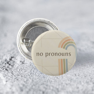 Badge Rond 2,50 Cm Épinglette de fierté LGBTQ minimaliste moderne san