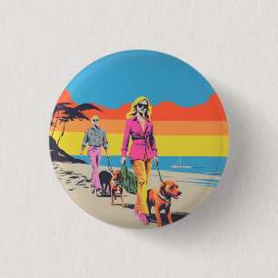 Badge Rond 2,50 Cm Épinglette de style popart, badge, bouton de manch