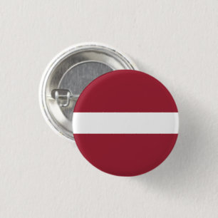 Badge Rond 2,50 Cm Épinglette du drapeau de la Lettonie