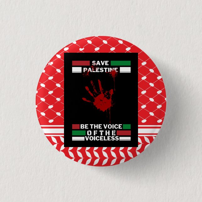 Badge Rond 2,50 Cm Épinglette Libérez la Palestine sur le thème du dr (Devant)
