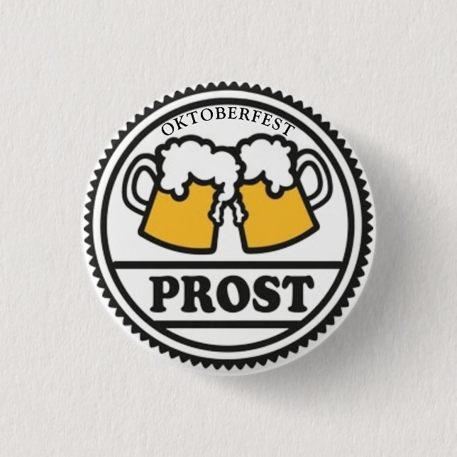 Badge Rond 2,50 Cm Épinglette PROST Oktoberfest (Devant)