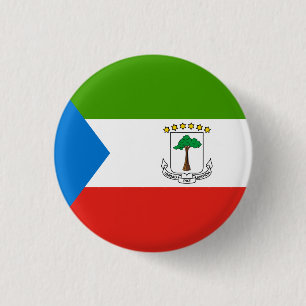 Badge Rond 2,50 Cm Equatorial Guinea Flag