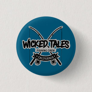 Badge Rond 2,50 Cm Équipe de pêche de Wicked Tales