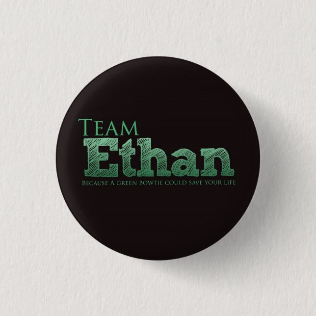 Badge Rond 2,50 Cm Équipe Ethan (Devant)