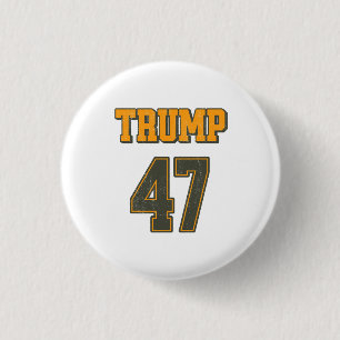 Badge Rond 2,50 Cm Équipe Retro Trump 47 Vintage