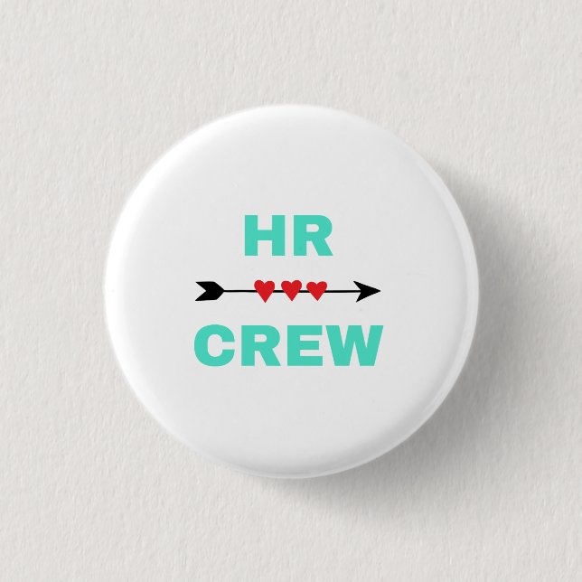 Badge Rond 2,50 Cm Équipe RH 2 (Devant)