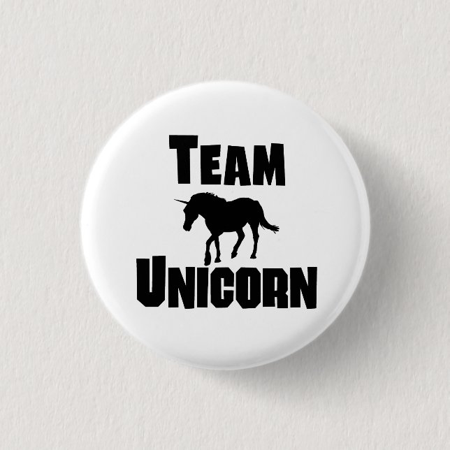 Badge Rond 2,50 Cm Équipe Unicorn (Devant)