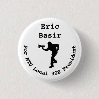 Badge Rond 2,50 Cm Eric Basir, Président Mini-