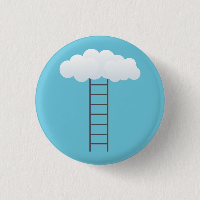 Badge Rond 2,50 Cm Escalier au ciel (Devant)