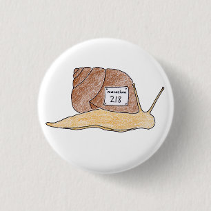 Badge Rond 2,50 Cm escargot