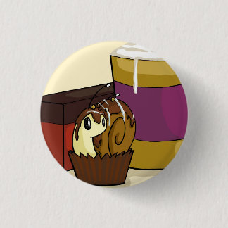Badge Rond 2,50 Cm Escargot de truffe