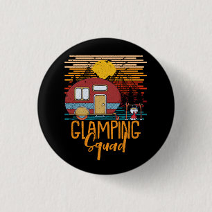 Badge Rond 2,50 Cm Escouade de flammes jumelant les filles de la fami