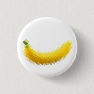 Badge Rond 2,50 Cm Espace réservé à la banane