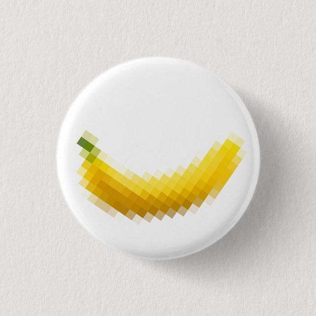 Badge Rond 2,50 Cm Espace réservé à la banane (Devant)