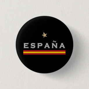 Badge Rond 2,50 Cm Espagne maillot de football drapeau espagnol