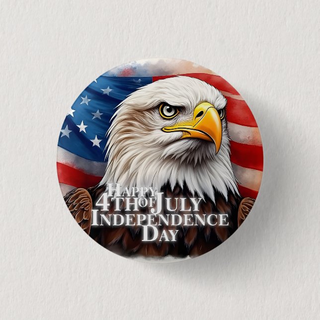 Badge Rond 2,50 Cm Esprit d'indépendance (Devant)