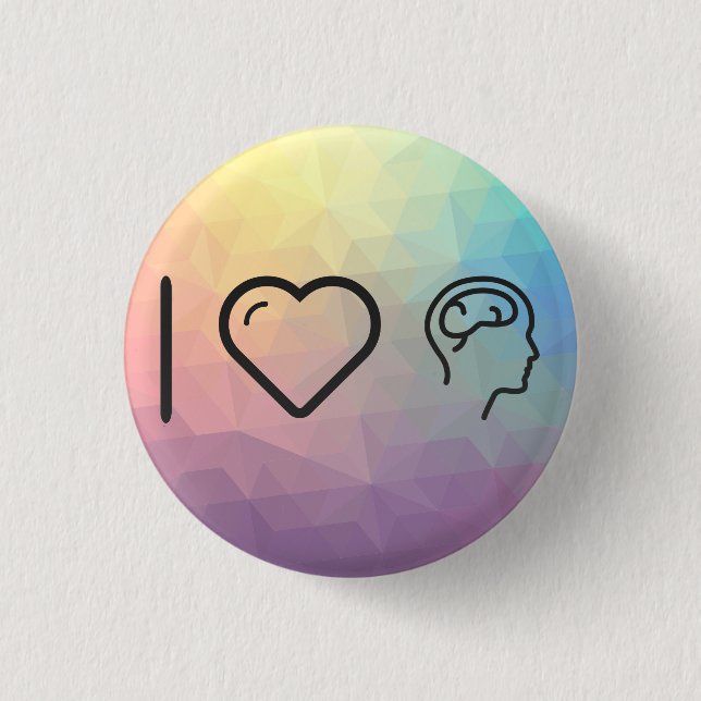 Badge Rond 2,50 Cm Esprit humain frais (Devant)