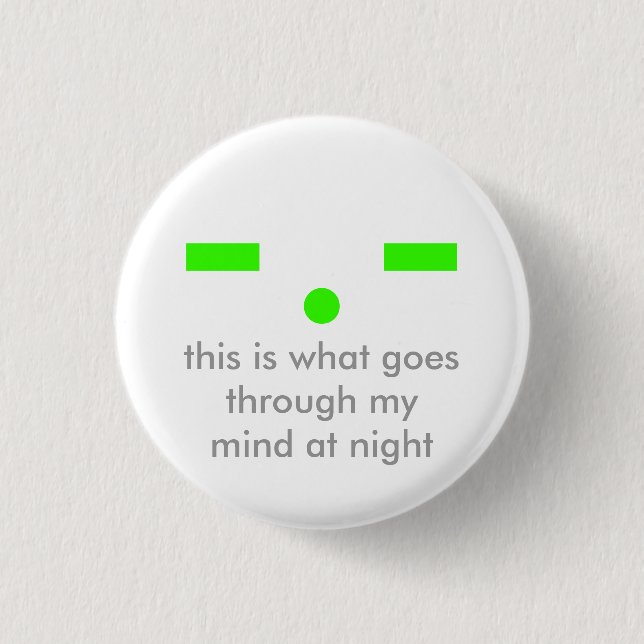 Badge Rond 2,50 Cm Esprits la nuit (Devant)