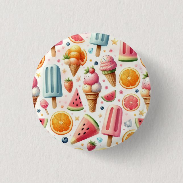 Badge Rond 2,50 Cm Étape Sweet (Devant)