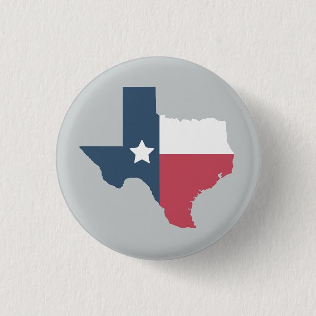 Badge Rond 2,50 Cm État du Texas - Pin de drapeau (Devant)