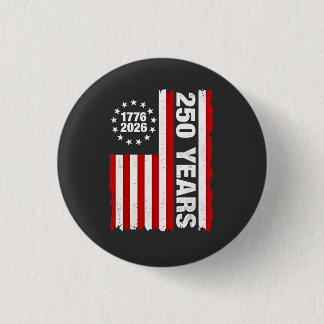 Badge Rond 2,50 Cm États-Unis vintages Semiquincentennial 250e Annive