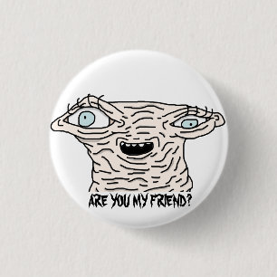 Badge Rond 2,50 Cm ÊTES-VOUS MON AMI ? Bouton