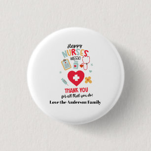 Badge Rond 2,50 Cm Étiquette de cadeau d'appréciation pour INFIRMIÈRE
