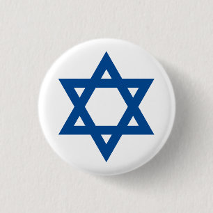 BADGE ROND 2,50 CM "ÉTOILE DE DAVID "