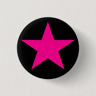 Badge Rond 2,50 Cm Étoile de rose d'Emo