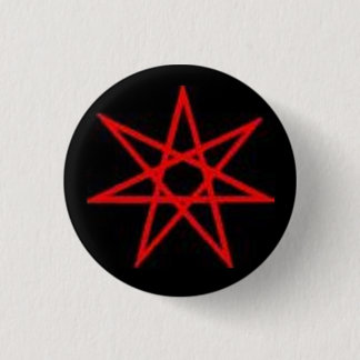 Badge Rond 2,50 Cm Étoile dirigée par sept - Otherkin