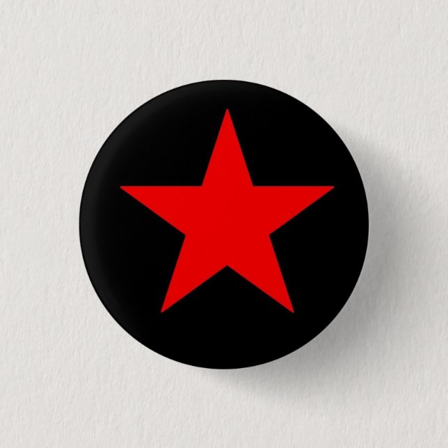 Badge Rond 2,50 Cm Étoile rouge (Devant)