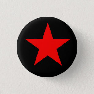 Badge Rond 2,50 Cm Étoile rouge