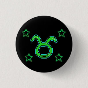 Badge Rond 2,50 Cm Étoiles TAURUS