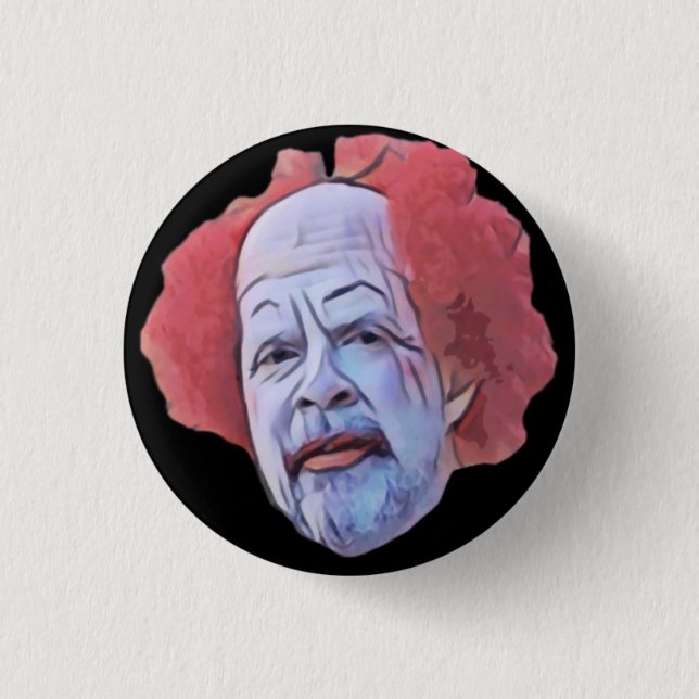 Badge Rond 2,50 Cm Étouffer la trompe de clown (Devant)