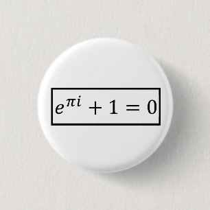 Badge Rond 2,50 Cm Euler Formule