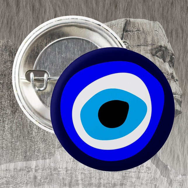 Badge Rond 2,50 Cm Evil Eye Talisman & arabe Amulet /mode turque (Créateur téléchargé)